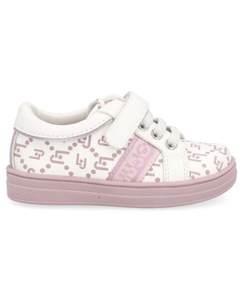 Sneakers Lucky blanc/rose
